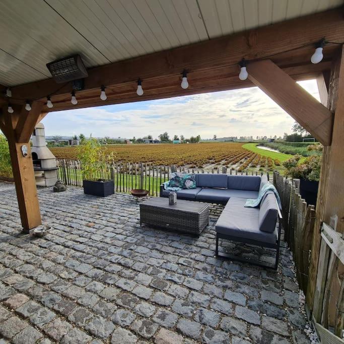 Wellness Chalet Met Jacuzzi, Sauna, Omheinde Tuin, Sint Annaland Esterno foto