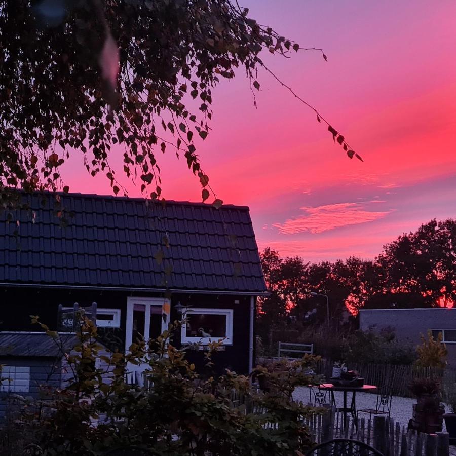 Wellness Chalet Met Jacuzzi, Sauna, Omheinde Tuin, Sint Annaland Esterno foto